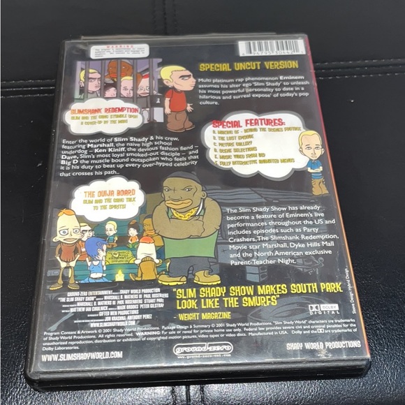 Vintage “The Slim Shady Show “ DVD by Eminem - Picture 5 of 5